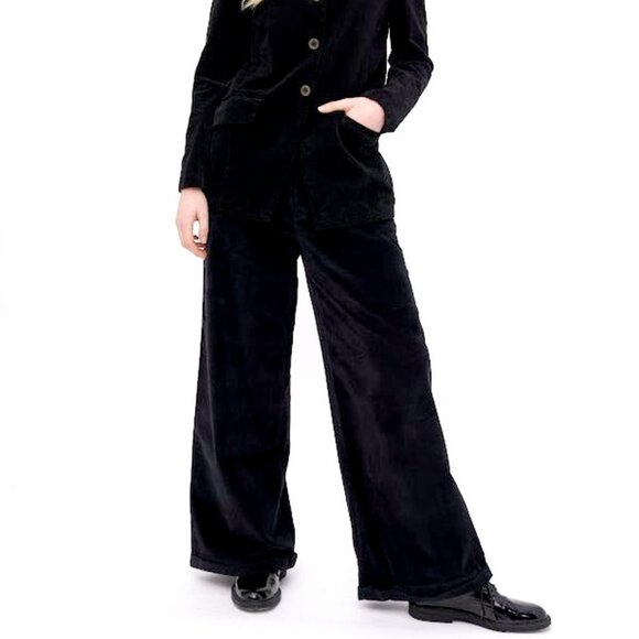 AMIC by Baci- Women "Palazzo Velvet Pants" Designed & Made in Italy- Size: XS - Picture 3 of 13